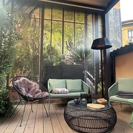 Apartmán New Stylish Studio With Terrace, In Porta Venezia